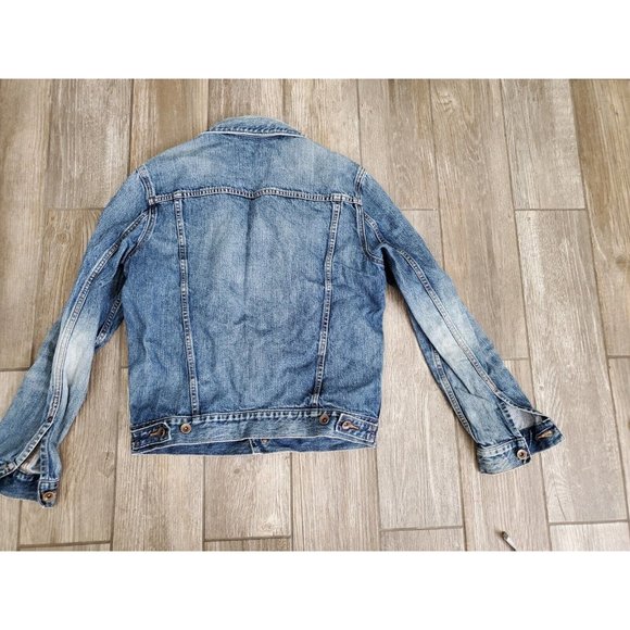 Gap 1969 Jean Jacket Mens Small Blue Denim Trucker Medium Wash 4 Pockets - Picture 2 of 6
